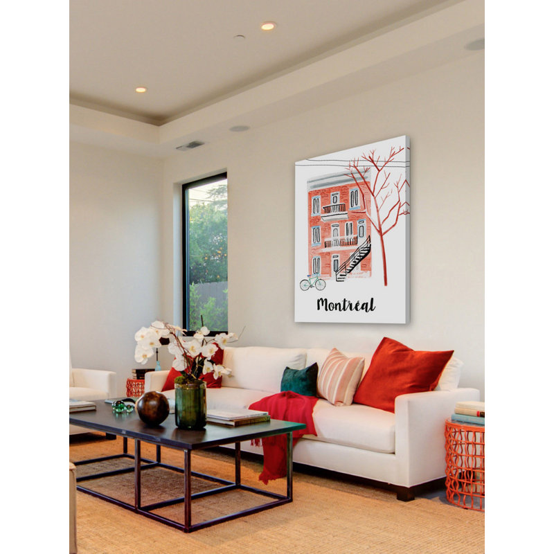 " Montreal Apartment " by Molly Rosner, 18” H x 12” W x 1.5” D