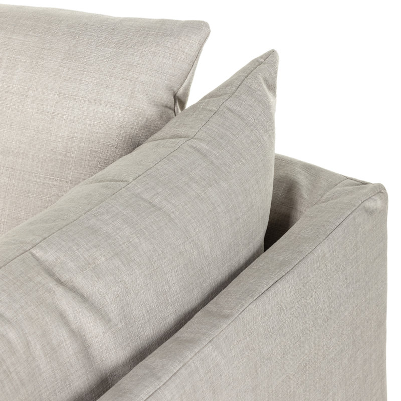 Habitat Sofa, Valley Nimbus Beige Linen, 90.5" W x 40" D x 30" H