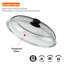 Couvercle en verre 11,5 po Bezrat-40776872