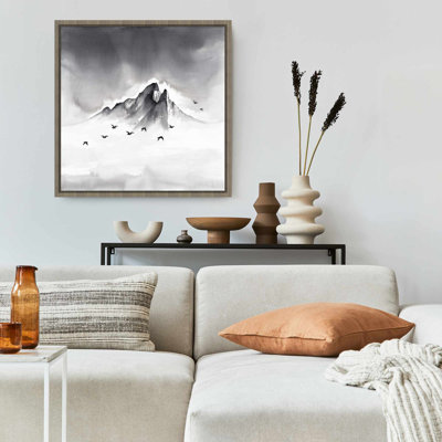 Toile encadrée Mountain Peak | Décoration de chambre minimaliste