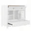 Meuble-lavabo de 36 po avec lavabo, armoire de salle de bain multifonctionnelle avec portes et tablettes de rangement, avec tiroirs-1538110372