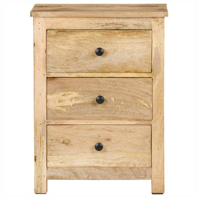 Leavitt 45cm W Solid Wood Bedside Table