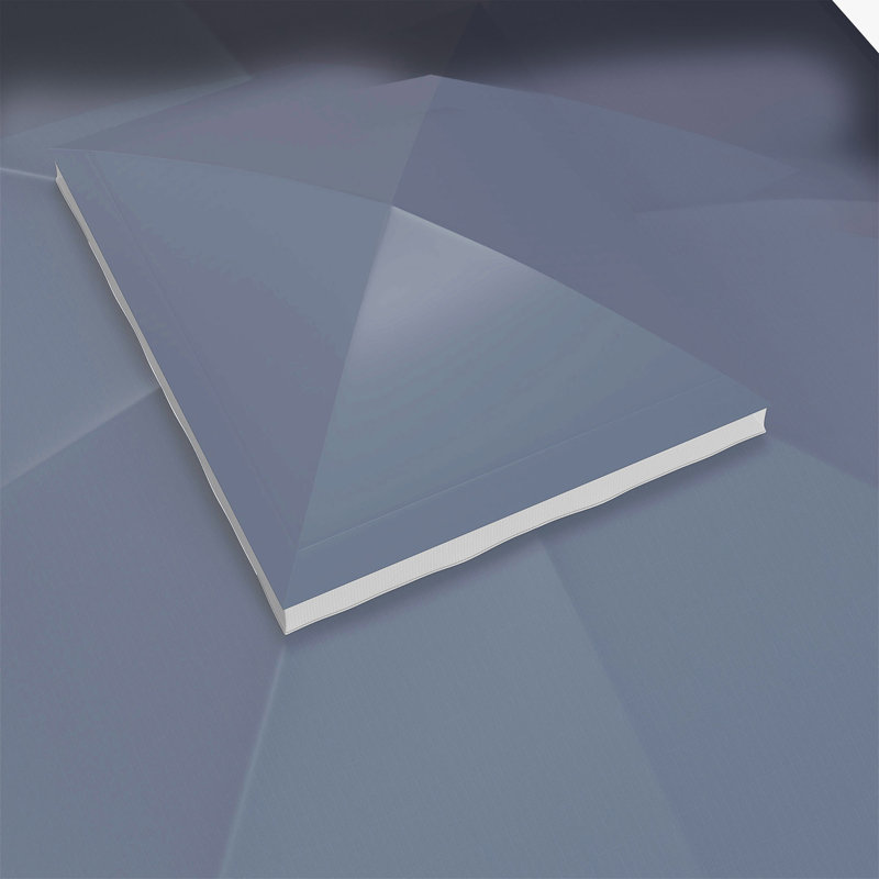Auvent de remplacement pour pavillon de jardin, toit supérieur de pavillon d'extérieur à 2 niveaux, Bleu