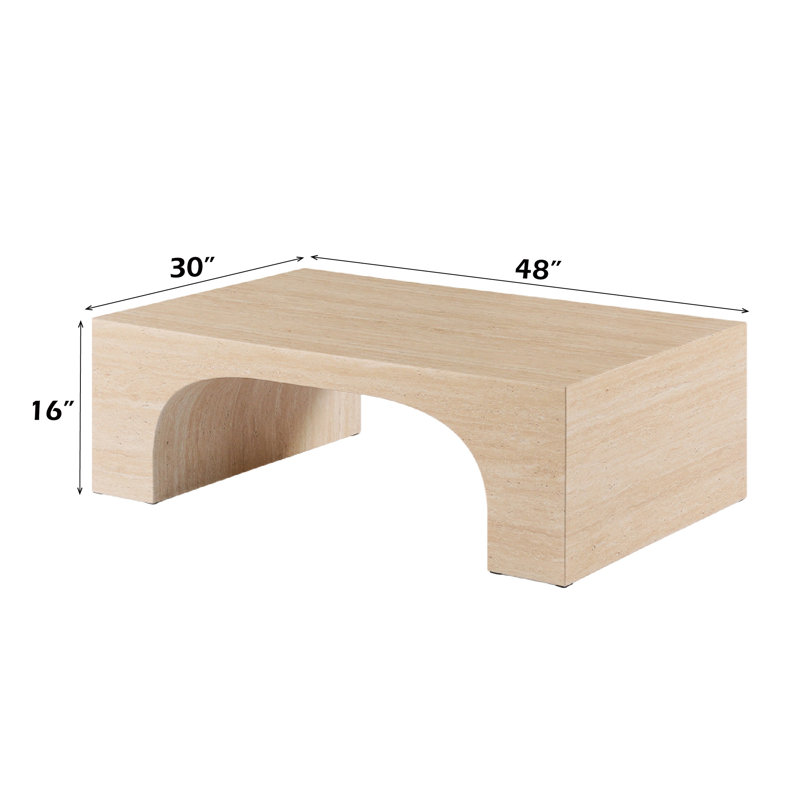 Table basse Inca Travertine
