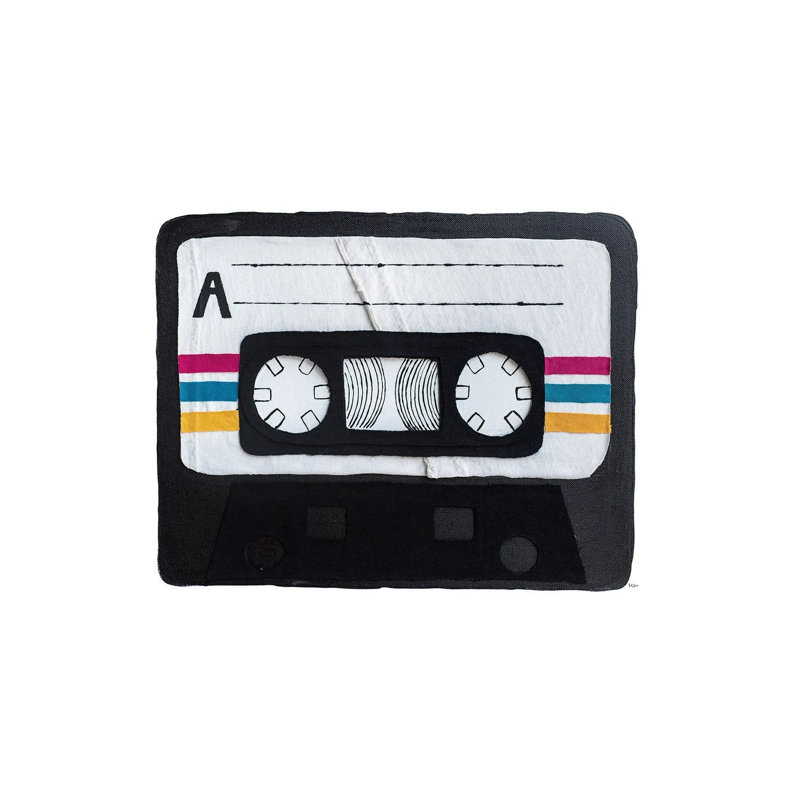 Casette Tape by Kelly Lottahall - Wrapped Canvas Print, 20.32 cm H x 30.48 cm W