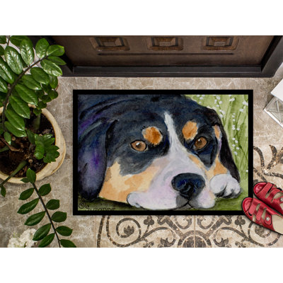 Tapis de porte d’intérieur anti-dérapant l’entlebuch mountain dog