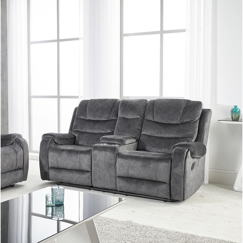 Axania Upholstered Reclining Sofa, 2