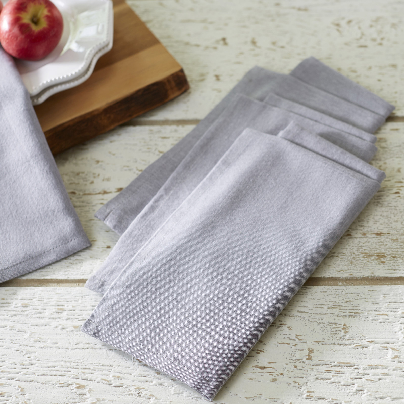 Caron 20" Cotton Napkin, Cloud