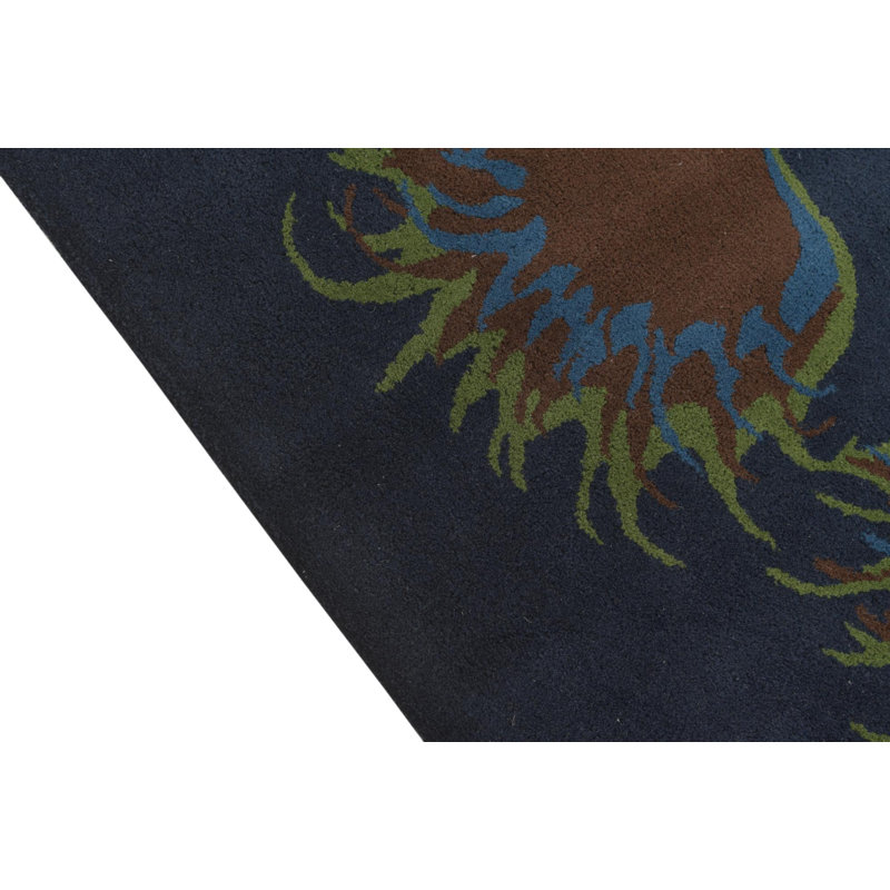 Tapis bleu marine rectangulaire 7 pi Pineland