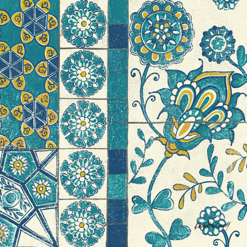 Turkish Tiles Exotic II, H 12 po x l 12 po x P 1,25 po