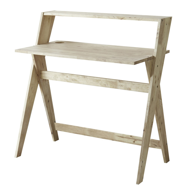 Bureau avec rehausse, Naturel