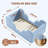 Toddler Cloud Bed (2-7y) - Removable Guardrail Velvet Bed -330095980