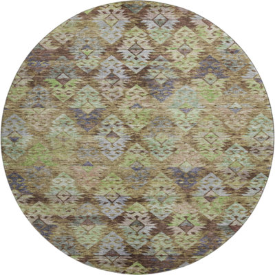 Premium Machine Washable Marasco AMF1637 Diamonds Rug