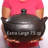 Ancient Cookware Earthenware Braiser with Lid-73583179