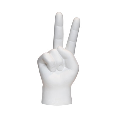 Chandresh Peace Sign Table Figurine