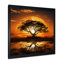 African Safari Tree Sunset Bliss - Art mural arbre-1471084167-1471084164