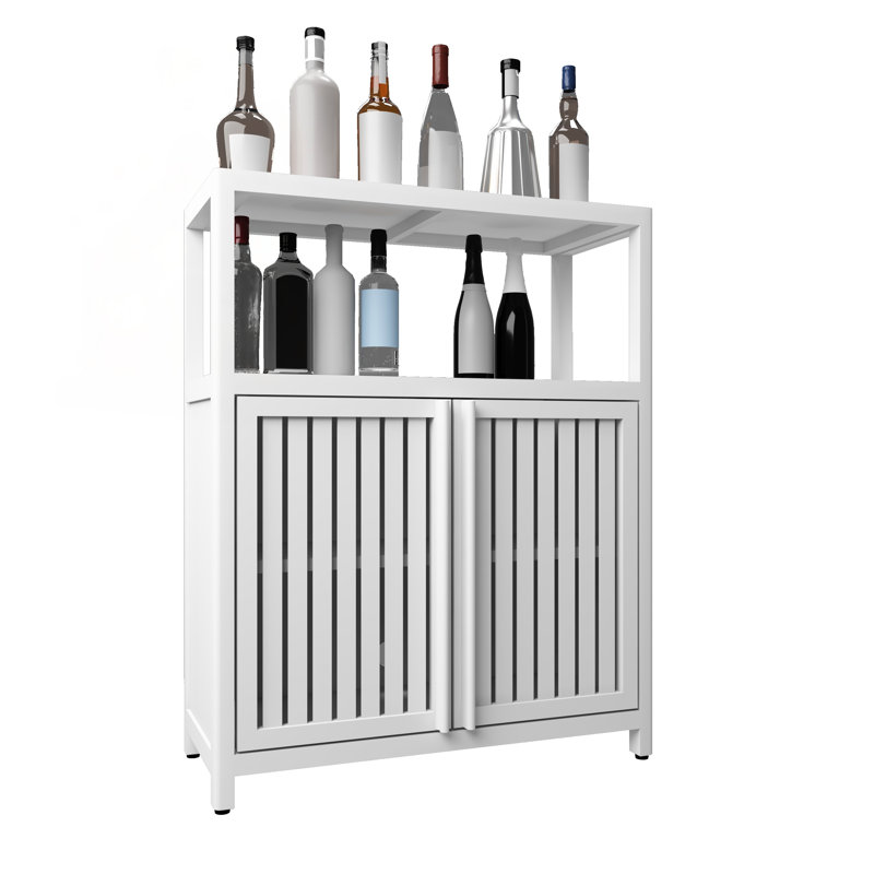 Armoire de rangement blanche en bambou à grande capacité pour salle de bain, Blanc
