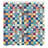Patchwork Shower Curtain with Hooks Included