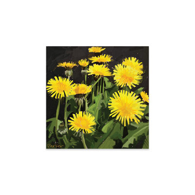 " Dramatic Dandelions " by Teddi Parker