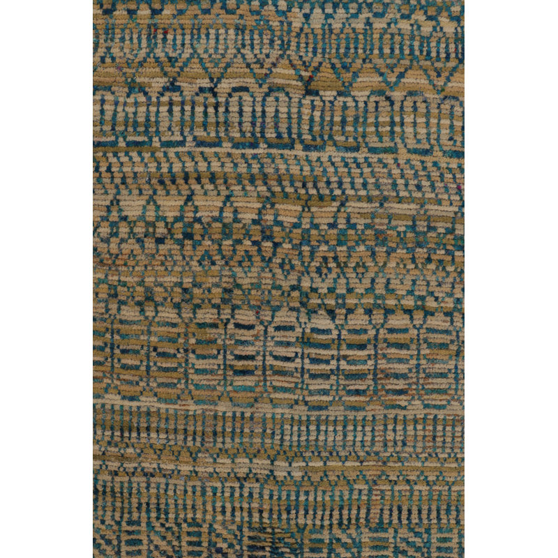 Modern One-of-a-Kind 8'0X10'2 Hand Knotted Area Rug