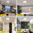Modern Wood Ceiling Light,Round LED Flush Mount Ceiling Light,Minimalist Ceiling Lamp Ceiling Lighting Fixtures For Kitchen Bedroom Laundry Room Living Room Entryway Hallway&11.81 In-100023134