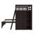 Bunk Bed with Six Storage Drawers, Shelves and Bottom Bed on Wheels for Easy Movement-2019742985