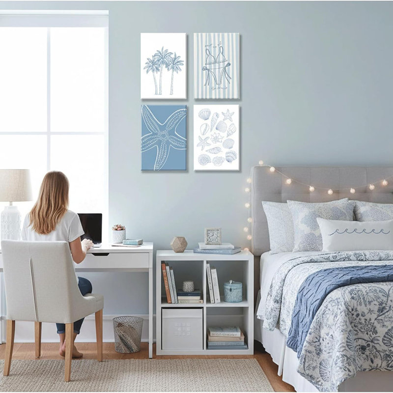 4 Piece Wrapped Canvas Print