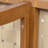 Stylish Acacia Wood Bedroom Bench With Woven PU Leather Seat