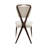 Torino Walnut X-Back Dining Chair