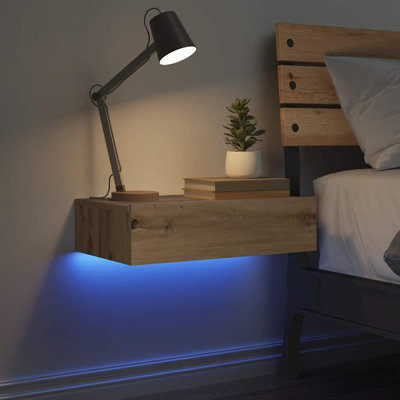 Bedside Cabinet 60X35 Cm Engineered Wood