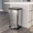 GLAD Stainless Steel Step Trash Can-91421173