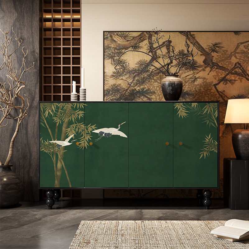 Armoire d'entrée de style rétro médiéval