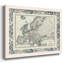 Border Map of Europe - Reproduction d'un seul cadre photo sur toile-623568090-623568096
