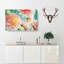 Pale Pink Dahlia Flowers in Bloom - Wrapped Canvas-56637135