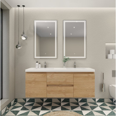 Ensemble de meuble-lavabo double 59 po Aylanna