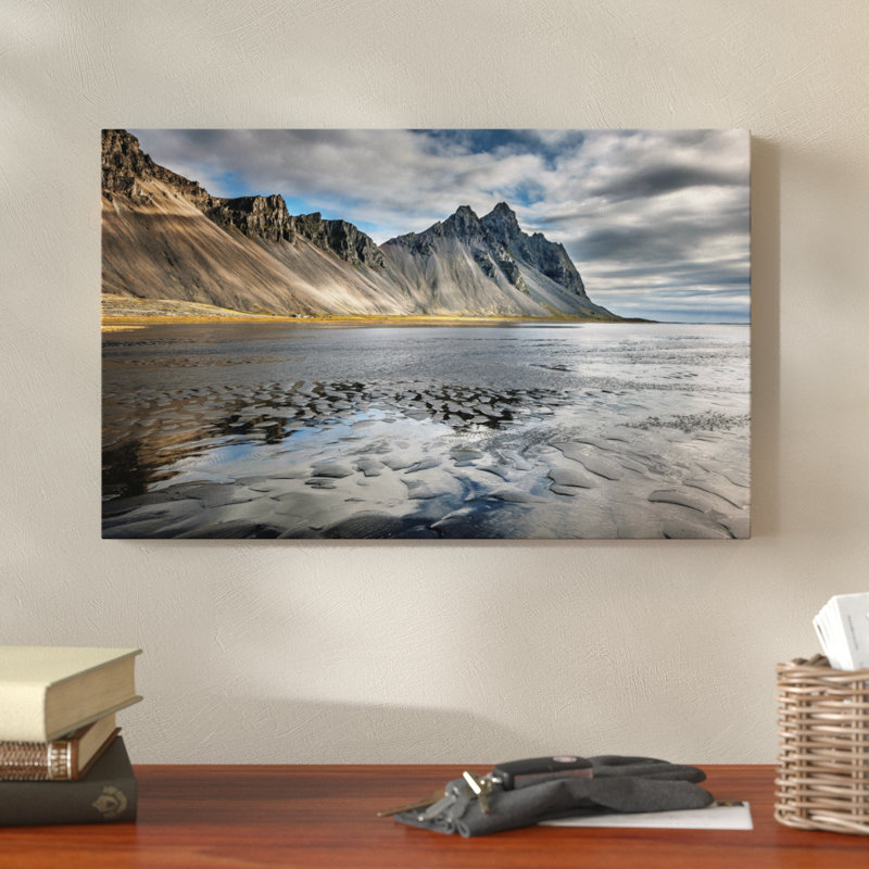 « islande 89 », reproduction de photo sur toile tendue, H 12 po x l 19 po