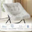 Folding Upholstered Saucer Chair-2127037659