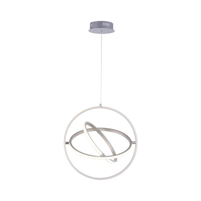 Borchardt 3-Light Geometric LED Pendant