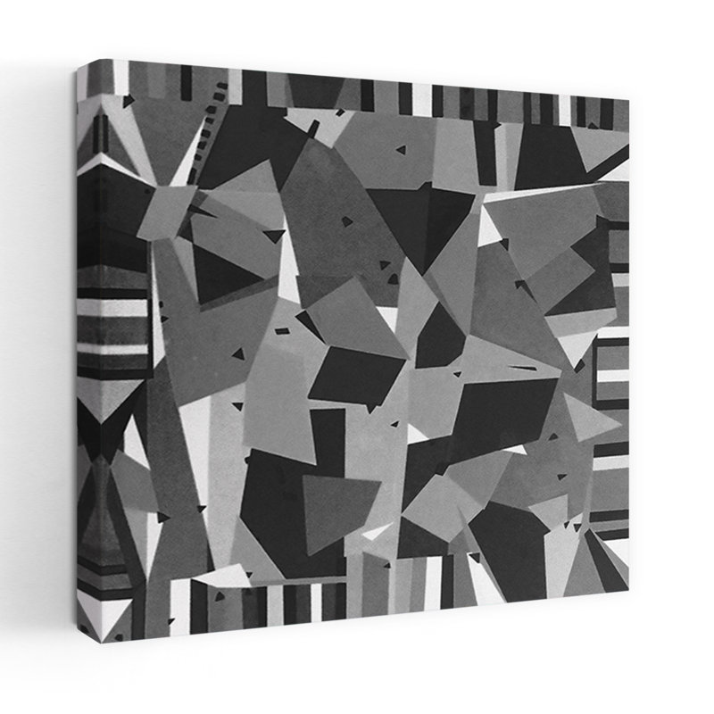 Art contemporain, art contemporain abstrait, H 36 po x l 36 po