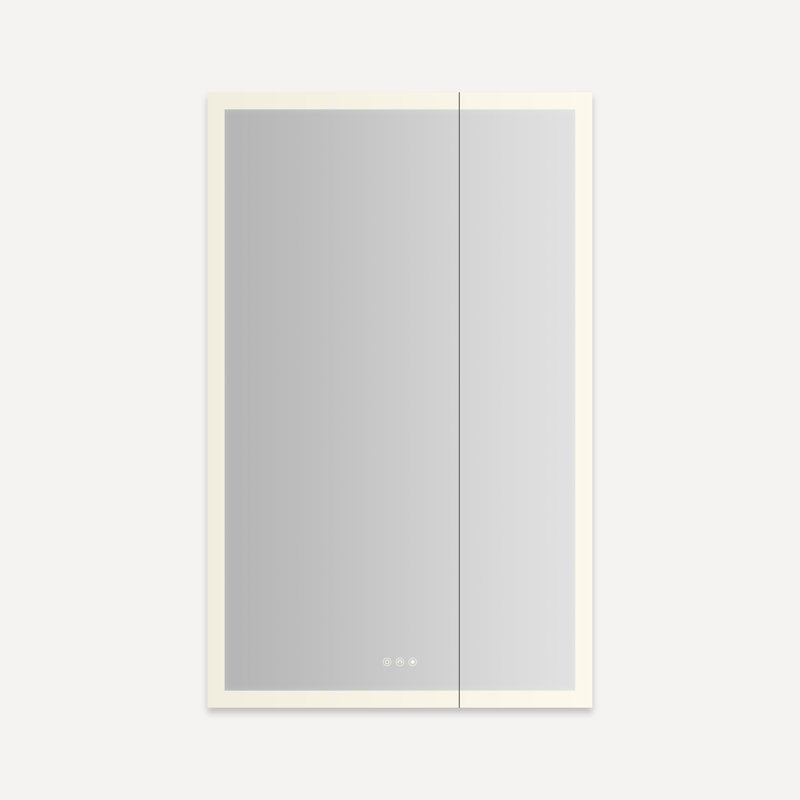 AiO Reserve Double Door Cabinet, 30" x 48" x 4", Perimeter Lit