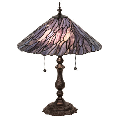 21" High Willow Jadestone Table Lamp