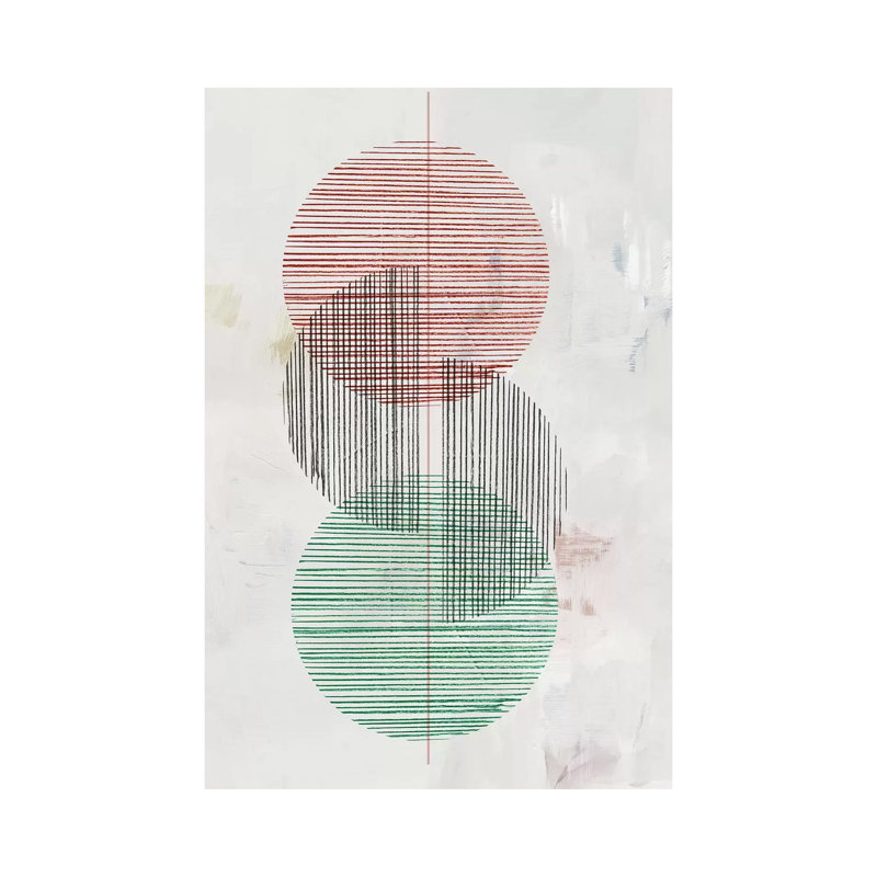 Dialogue 1 Piece Wrapped Canvas Wall Art, 101.6 cm H x 66.04 cm W
