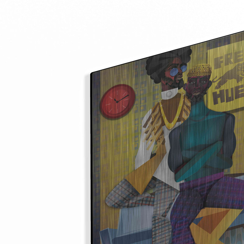 «Right On» par Jaleel Campbell, H 16 po x l 12 po