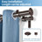 Isaias Steel Adjustable Double Curtain Rod-943039143-943039140