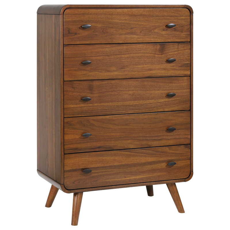 Wade Logan® Kegan 5 - Drawer Dresser & Reviews | Wayfair