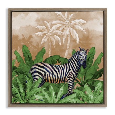 «Jungle Life Zebra Brown» par Paul Brent