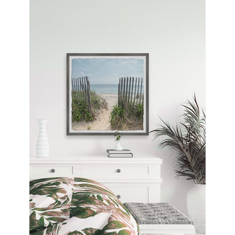 Gateway To The Beach by Marmont Hill - Single Picture Frame Painting, 45cm H x 45cm W