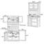 Armoire de rangement pour garde-manger autoportante avec porte-bouteilles et tablettes réglables, naturel-1516978210