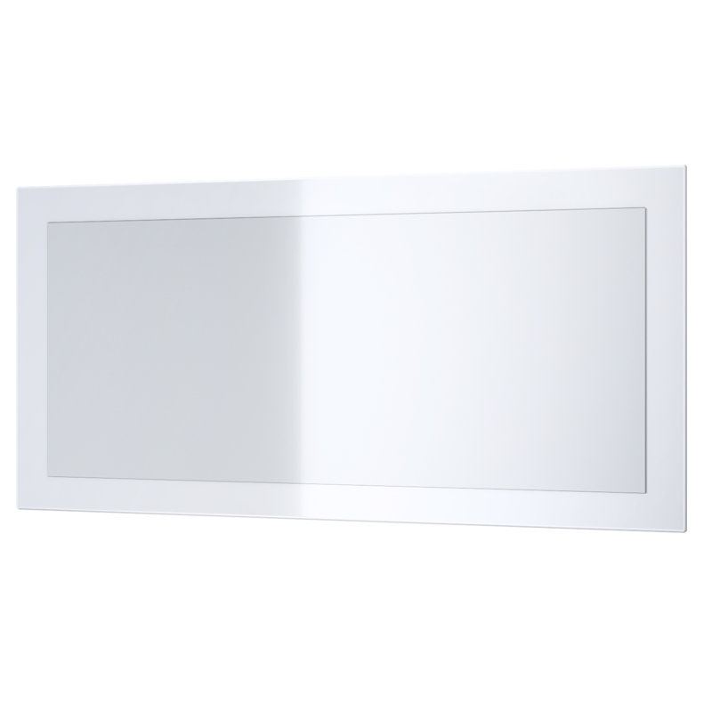 Comptche Flat Full Length Mirror, 89cm H x 45cm W, High-Gloss White