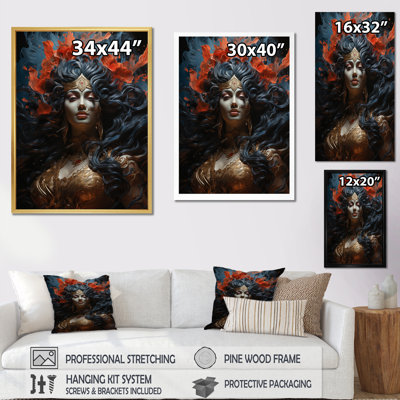 «Carmilita Hinduisim Art Kalis Divine», reproduction d'art sur toile